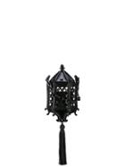 Oscar De La Renta Lantern Leather Bag - Black
