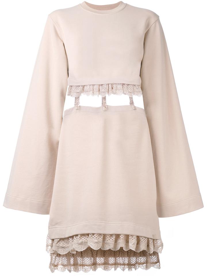 Dress - Women - Cotton/polyester/spandex/elastane - S, Nude/neutrals, Cotton/polyester/spandex/elastane, Fenty X Puma