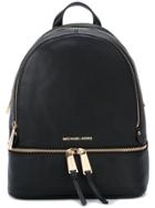 Michael Michael Kors Gold-tone Hardware Backpack - Black