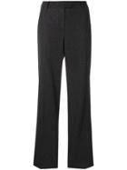 Christian Dior Vintage Tailored Wide-legged Trousers - Grey