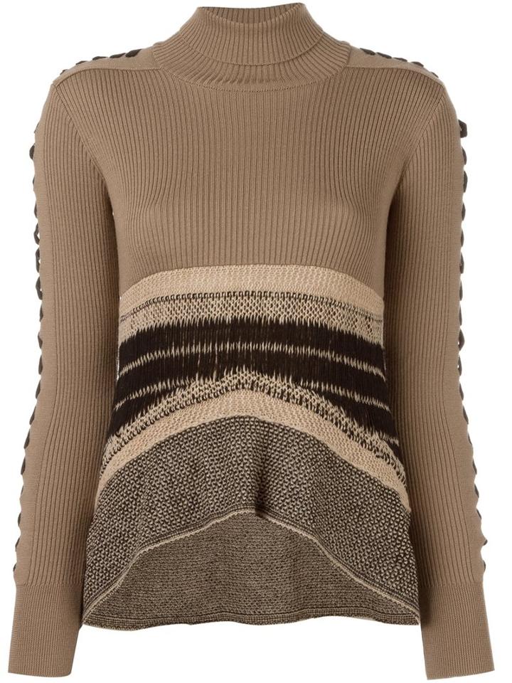 Mame Laced Sleeve Jumper, Women's, Size: 3, Nude/neutrals, Nylon/wool