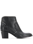 Zadig & Voltaire Molly Studded Boots - Black