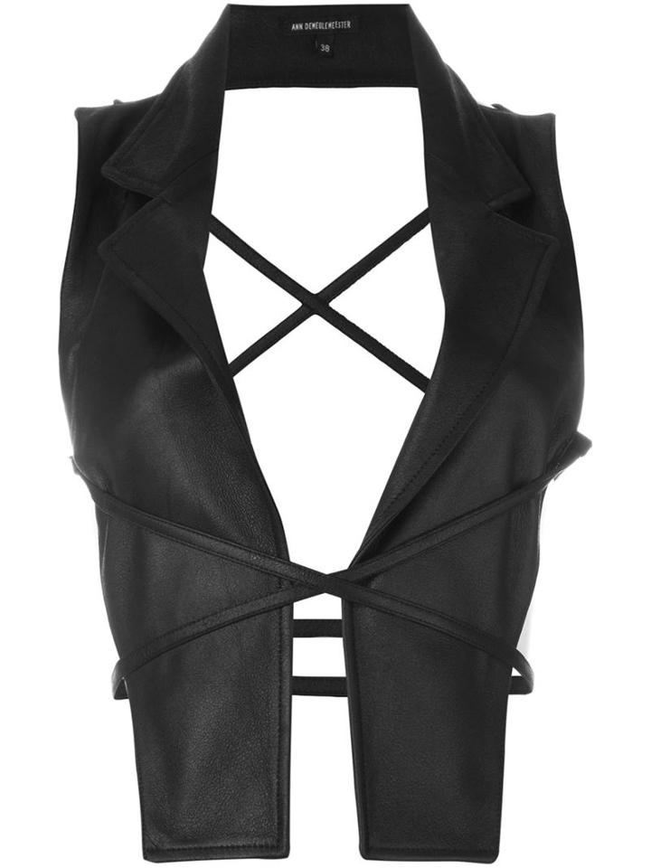 Ann Demeulemeester Blanche Open Back Waistcoat