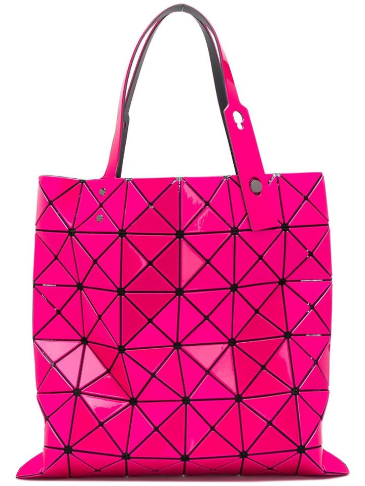 Bao Bao Issey Miyake Lucent Metallic Tote - Pink & Purple