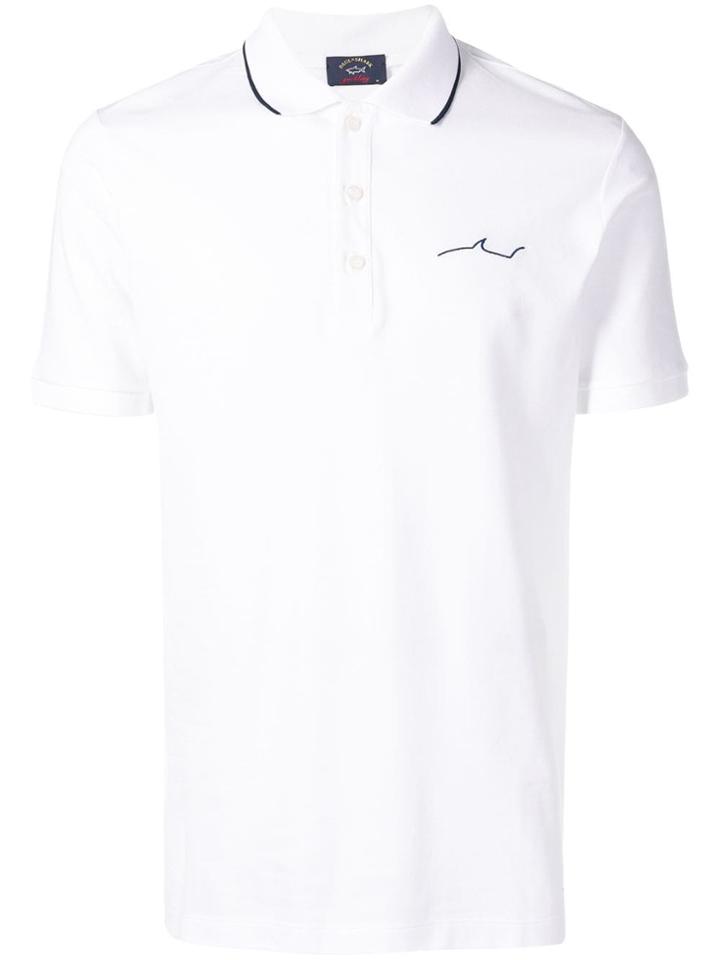 Paul & Shark Shark Polo Shirt - White