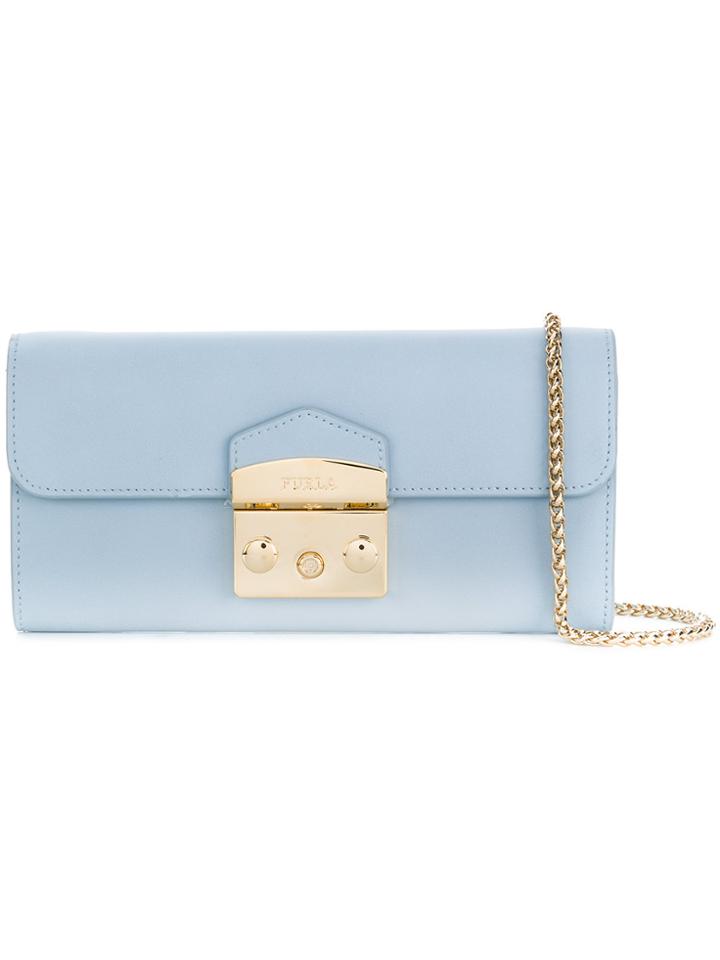 Furla Metropolis Chain Wallet - Blue