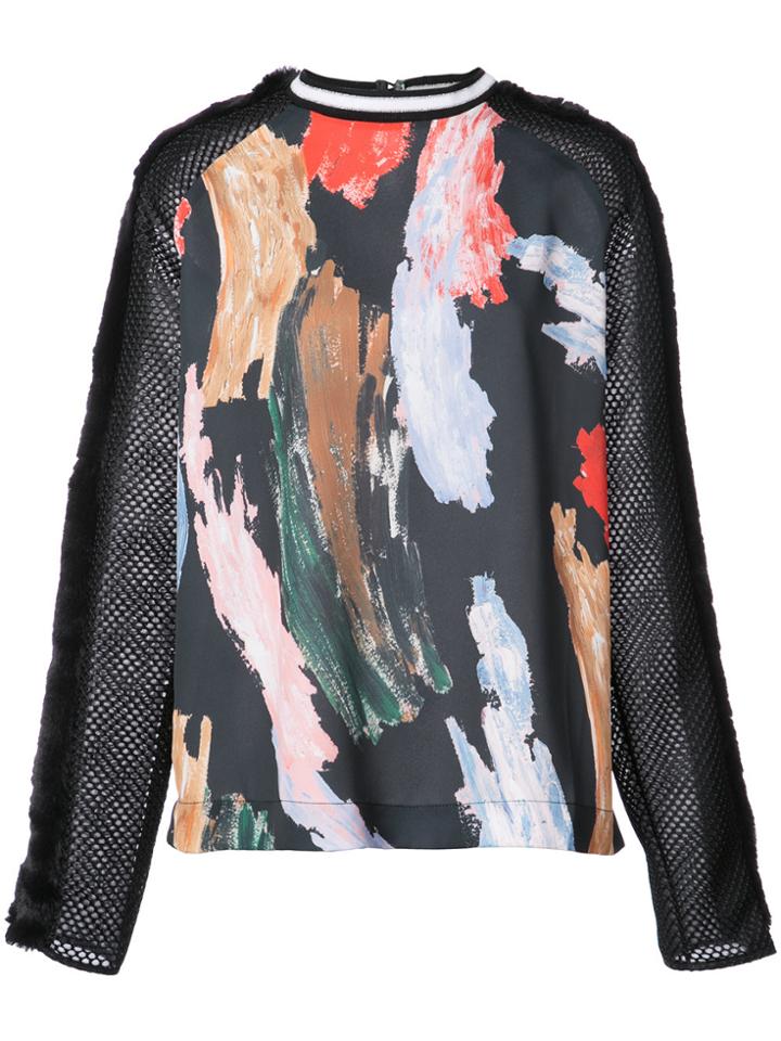 Patbo Brushstroke Sweatshirt - Black