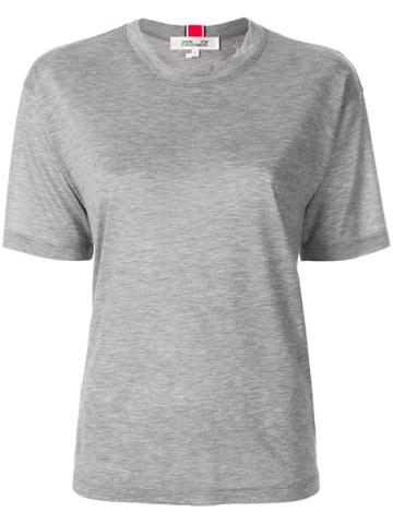 Dvf Diane Von Furstenberg Back Ruffle T-shirt - Grey