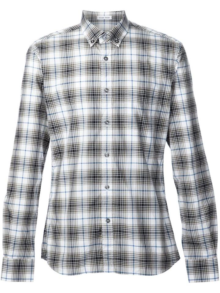 Tomas Maier Classic Plaid Shirt