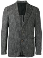 Tagliatore - Two Button Blazer - Men - Cotton/linen/flax/acrylic/cupro - 50, Grey, Cotton/linen/flax/acrylic/cupro