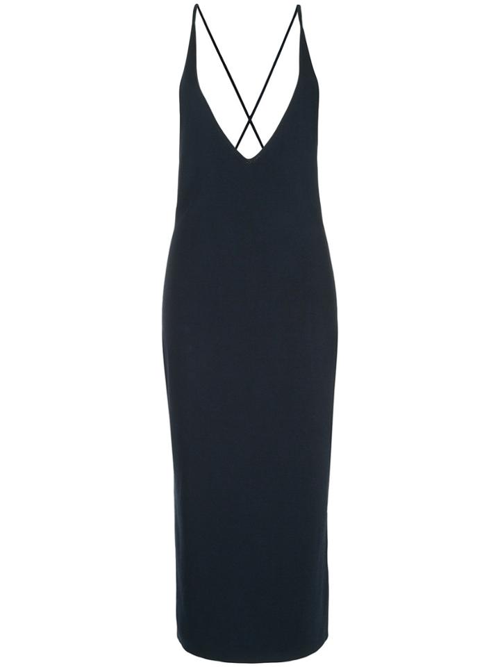 Dion Lee Fine Line Knit Dress - Blue