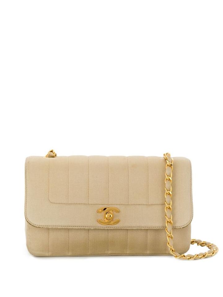 Chanel Pre-owned Foldover Shoulder Bag - Neutrals
