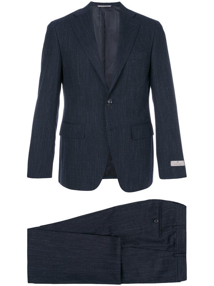 Canali - Classic Formal Suit - Men - Cotton/cupro/wool - 46, Blue, Cotton/cupro/wool