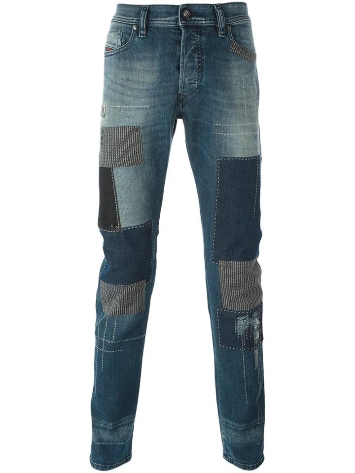 Diesel 'tepphar' Jeans, Men's, Size: 31/32, Blue, Cotton/spandex/elastane