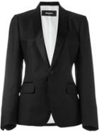 Dsquared2 'eliza London' Blazer, Women's, Size: 44, Black, Silk/polyester/virgin Wool