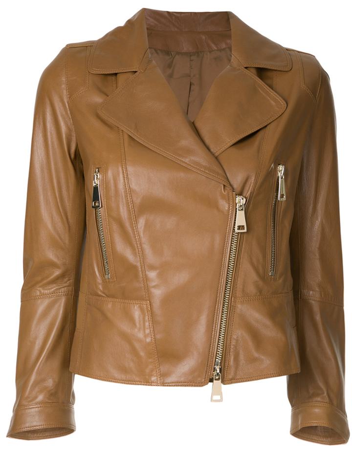 Sylvie Schimmel Classic Biker Jacket - Brown