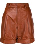 Philosophy Di Lorenzo Serafini High Waist Shorts - Brown