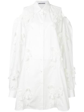 Mikio Sakabe Ribbon Shirt - White