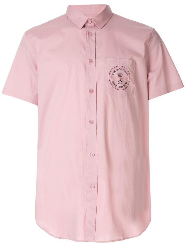 Versace Jeans Logo Print Shirt - Pink