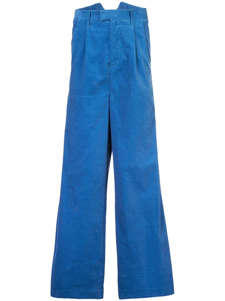 Charles Jeffrey Loverboy Super High Waist Trousers - Blue