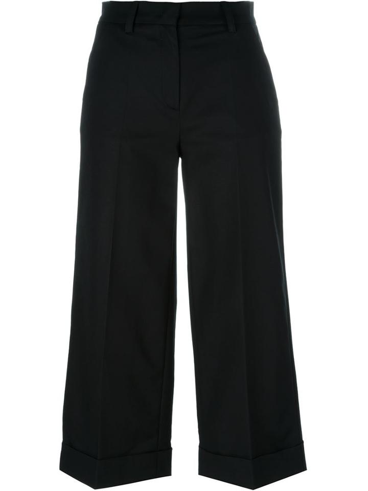 Moncler Classic Culottes, Women's, Size: 40, Black, Cotton/spandex/elastane