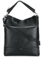 Givenchy Cobra Snake Embossed Shoulder Bag, Men's, Black, Calf Leather
