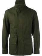 Gosha Rubchinskiy Military-style Jacket, Adult Unisex, Size: Large, Green, Cotton/spandex/elastane