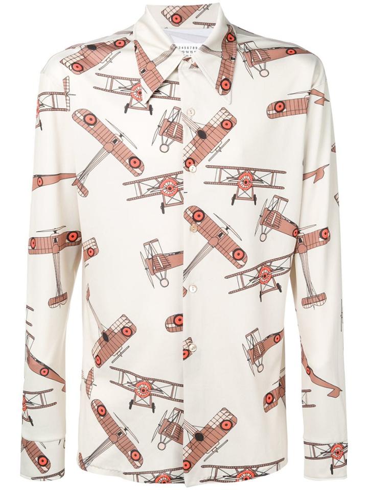 Maison Margiela Robot Print Shirt - Neutrals