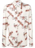 Maison Margiela Robot Print Shirt - Neutrals