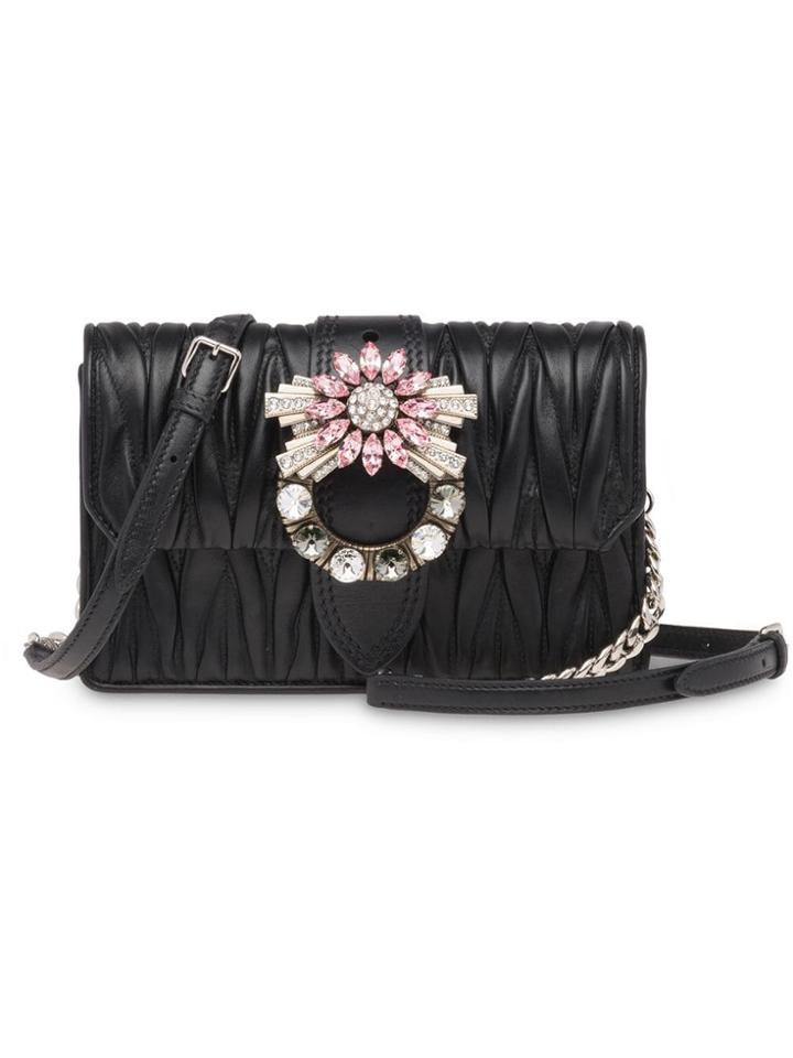 Miu Miu Lady Shoulder Bag - Black
