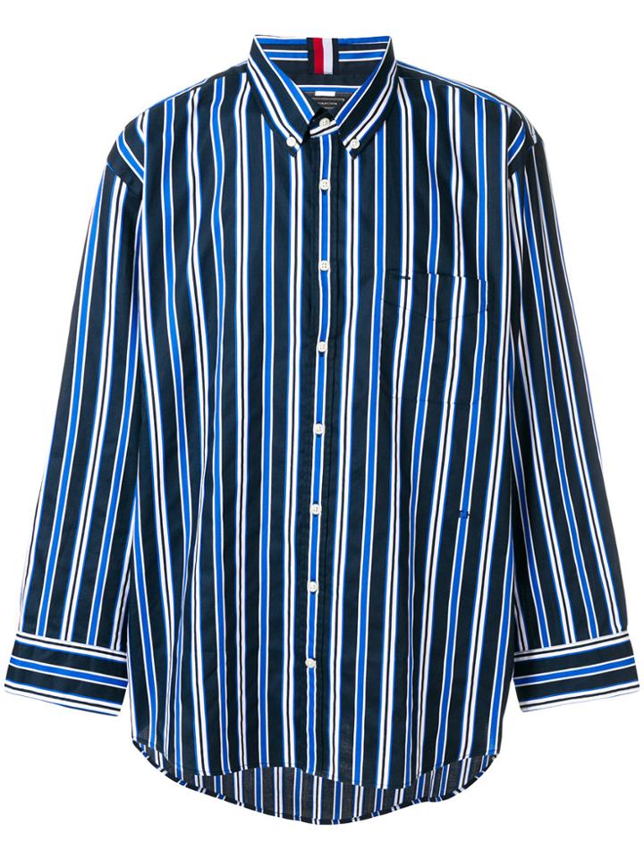 Tommy Hilfiger Oversized Shirt - Blue