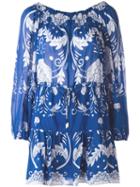 Alice Mccall Floral Print Dress, Women's, Size: 38, Blue, Silk/cotton/polyester