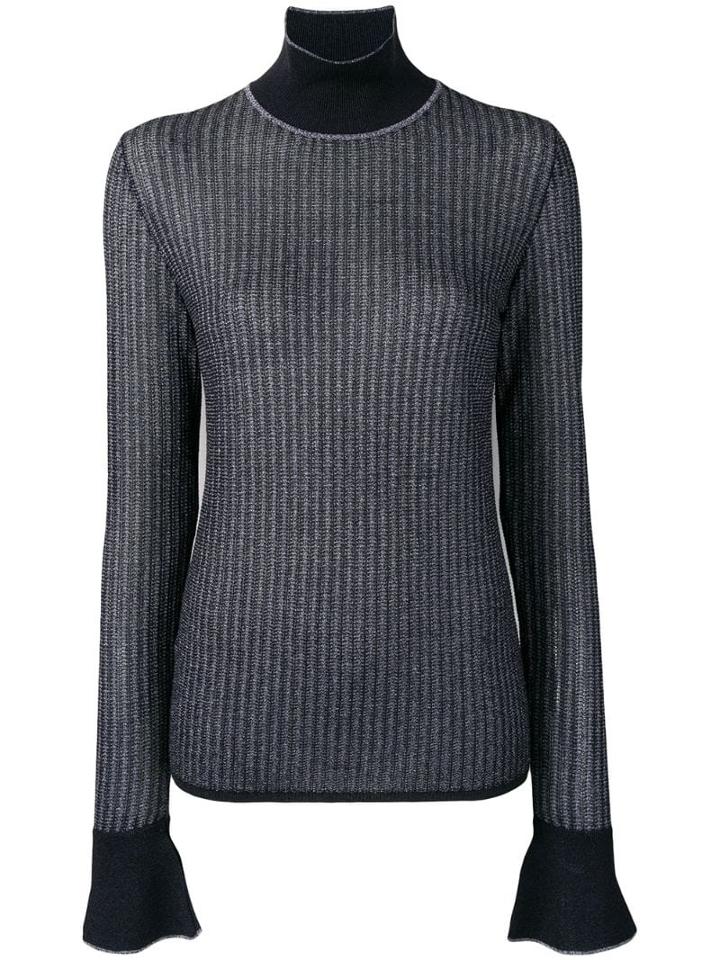 Victoria Victoria Beckham Cuff Turtleneck - Blue