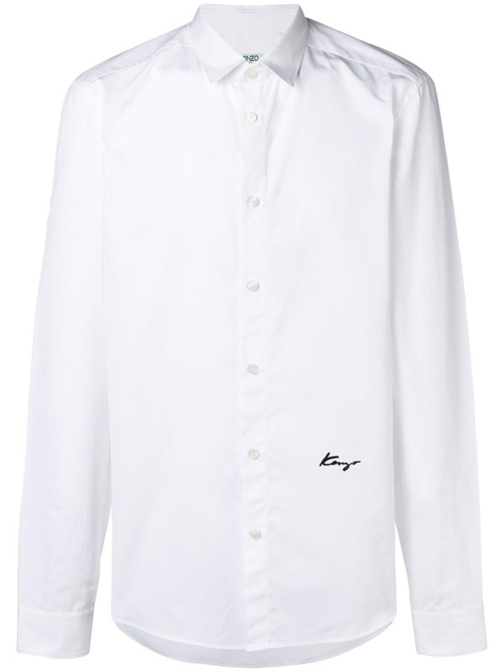 Kenzo Plain Shirt - White