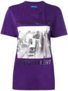 Department 5 The Back Side Print T-shirt - Pink & Purple