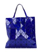 Bao Bao Issey Miyake Geometric Patterned Shopping Bag - Blue