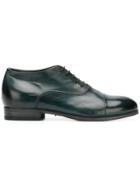 Pantanetti Gradient Lace-up Shoes - Green