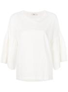 Closed Classic Fitted Top - White