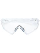 Oakley By Samuel Ross Oversized Transparent Sunglasses - White