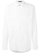 The Viridi-anne - Pleated Front Shirt - Men - Cotton - 4, White, Cotton