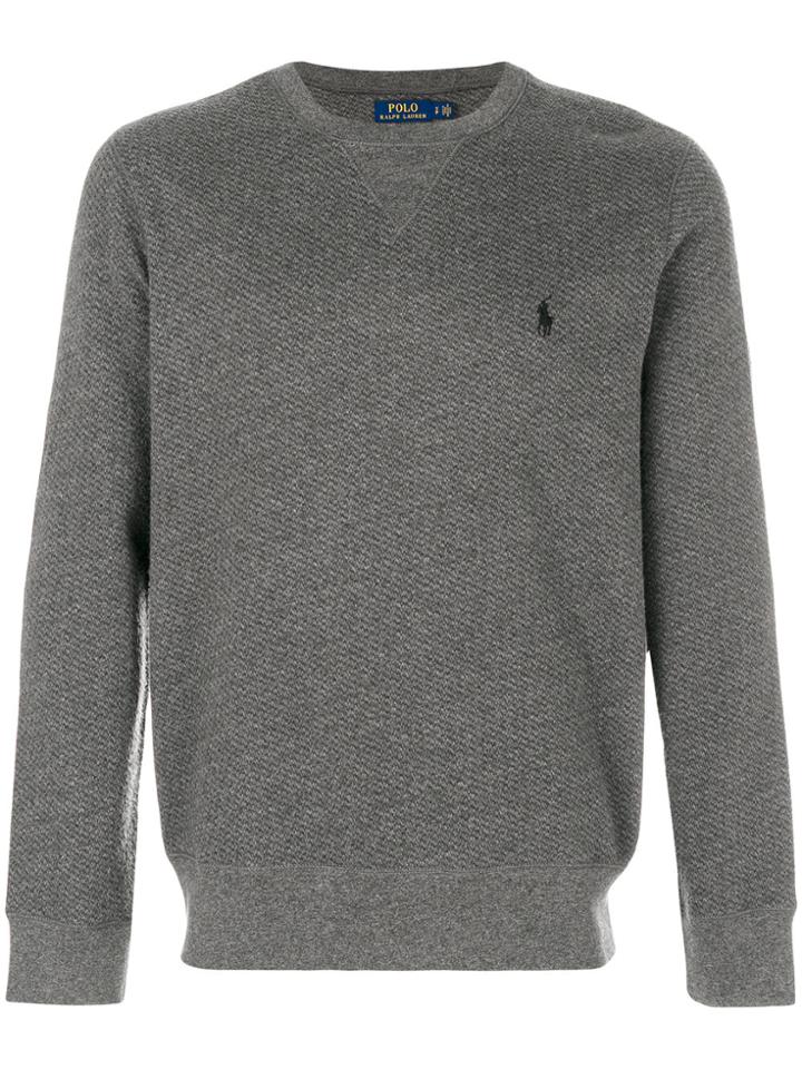Polo Ralph Lauren Logo Jumper - Grey