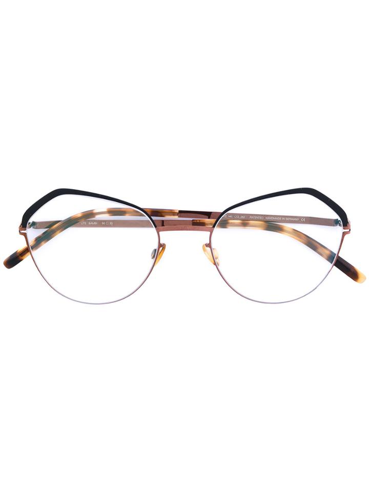 Mykita Geometric Glasses - Metallic