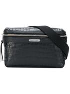Saint Laurent Textured Belt Bag - Black