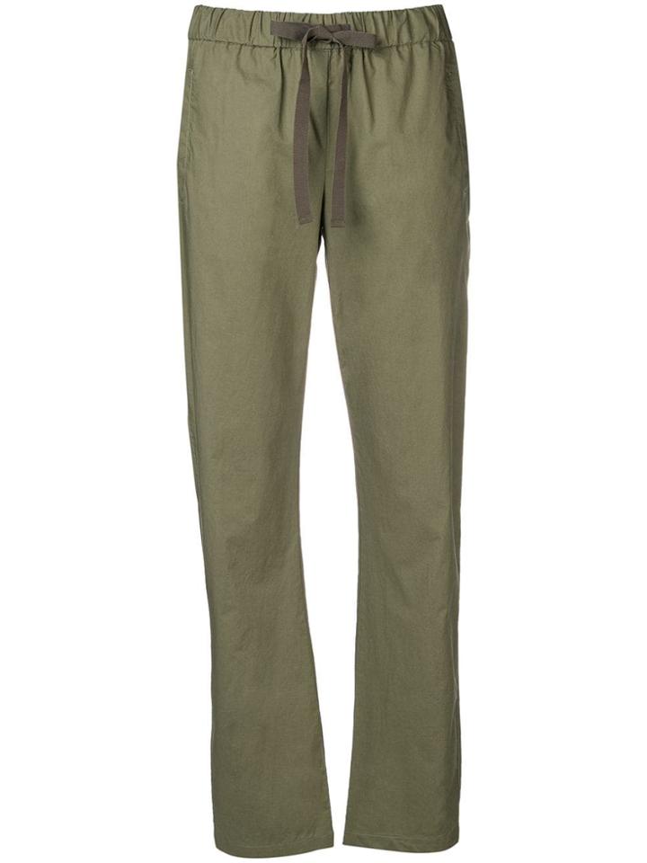 Semicouture Drawstring Waist Trousers - Green