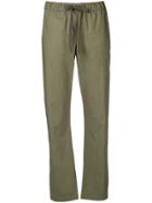 Semicouture Drawstring Waist Trousers - Green