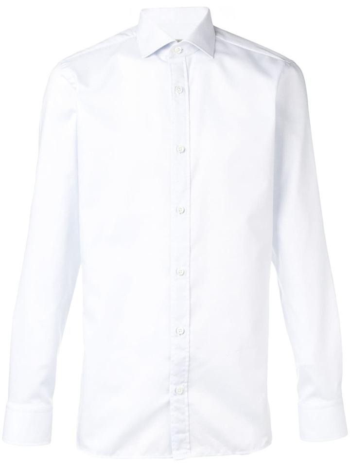 Z Zegna Pointed Collar Shirt - Blue