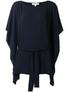 Michael Michael Kors Boatneck Tunic Top, Women's, Size: Medium, Blue, Polyester/spandex/elastane