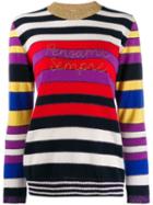 Giada Benincasa Colour-block Knit Sweater - White