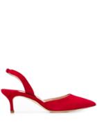 Manolo Blahnik Carolyne 50 Pumps - Red
