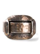Tobias Wistisen Big Loop Ring, Adult Unisex, Size: 8, Metallic, Sterling Silver